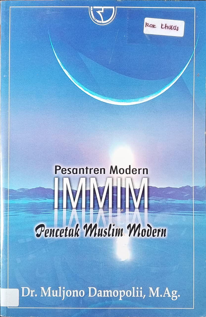 Cover buku Pesantren Moderen IMMIM Pencetak Muslim Moderen