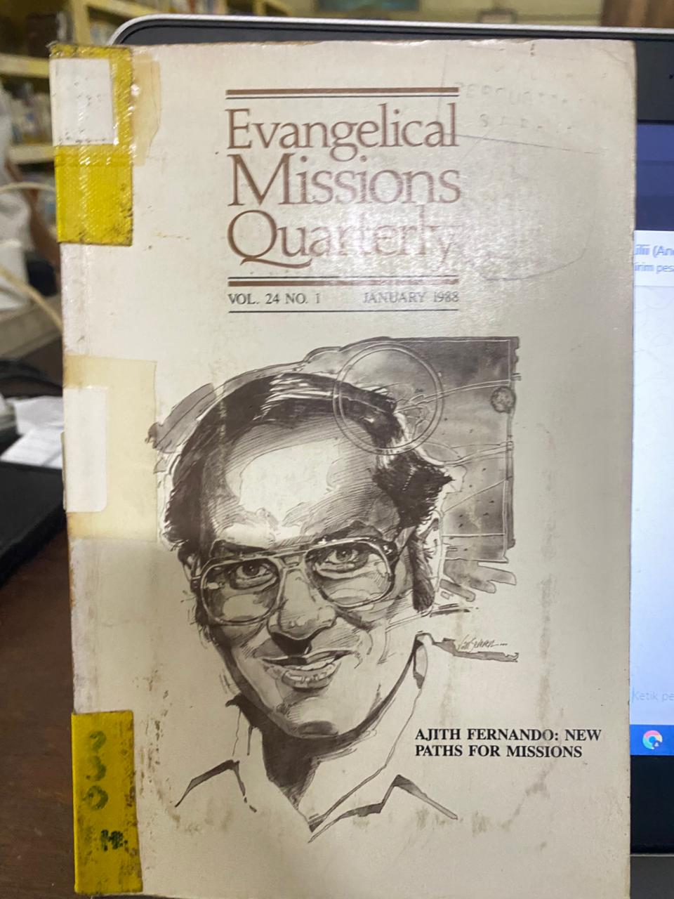 Cover buku Evangelical Missions Quarterly Vol. 24 NO. 1  January 1988