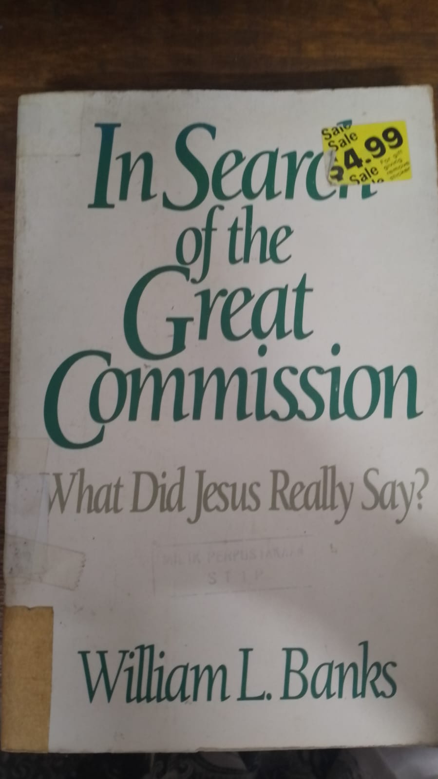 Cover buku In Search of the Great Commission What Did Jesus Really Say?