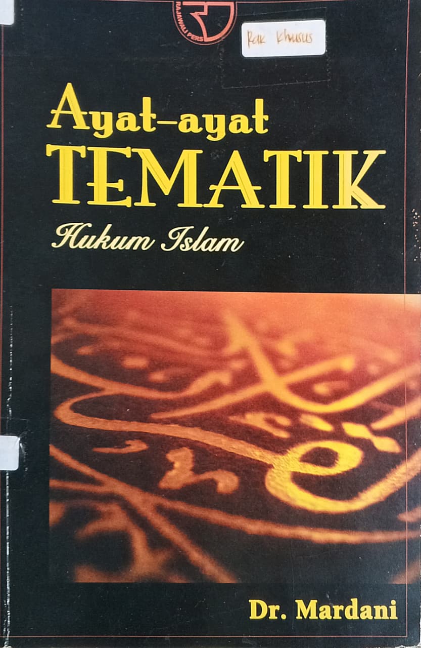 Cover buku Ayat-ayat Tematik Hukum Islam