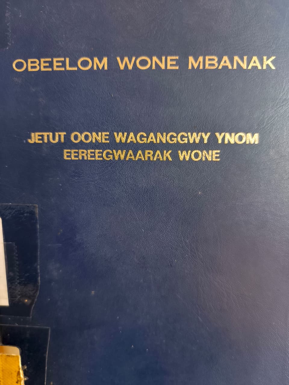 Cover buku Jetut Oone Waganggwy Ynom Eereegwaarak Wone