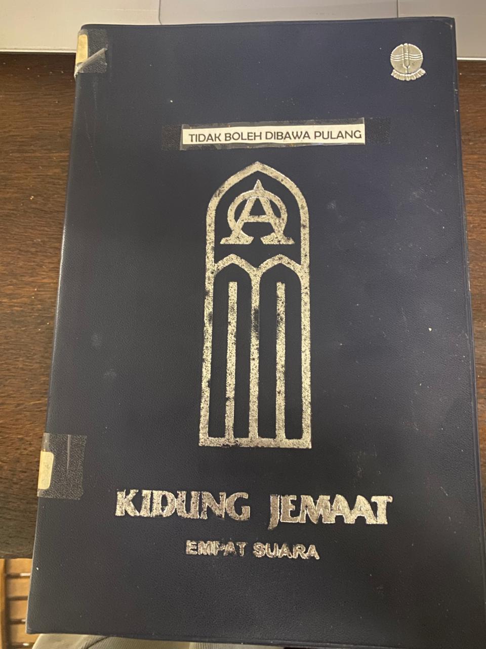 Cover buku Kidung Jemaat