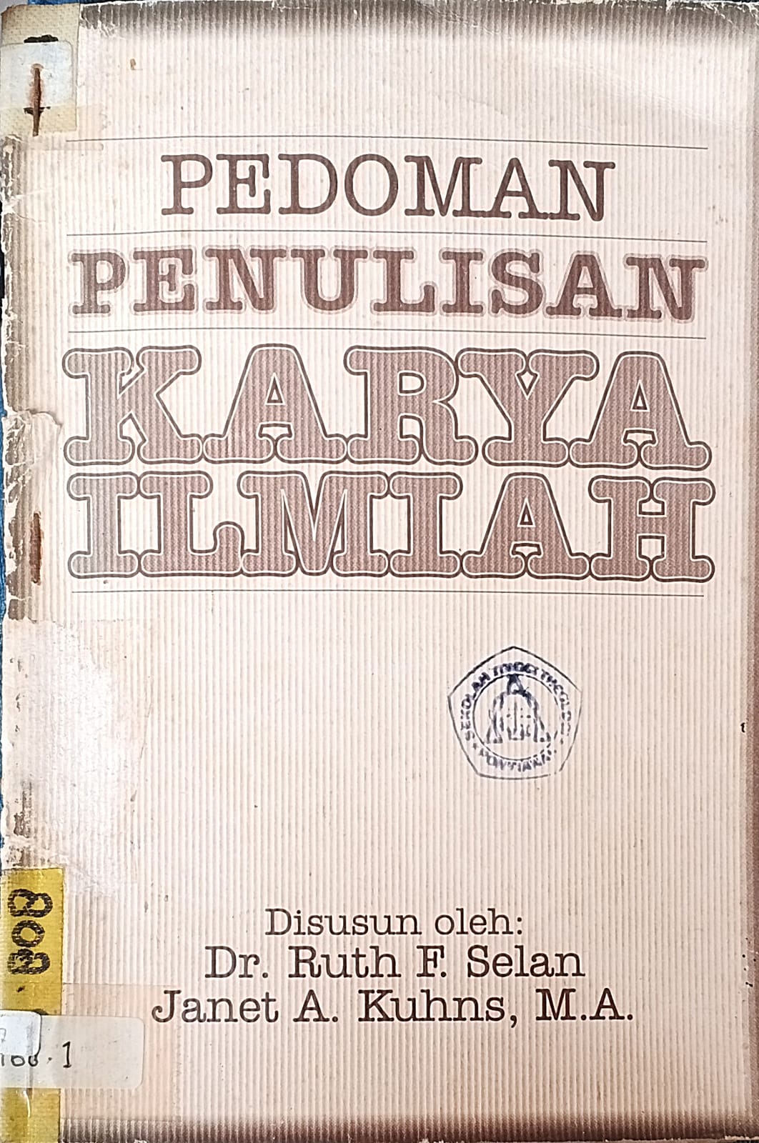 Cover buku PEDOMAN PENULISAN KARYA ILMIAH