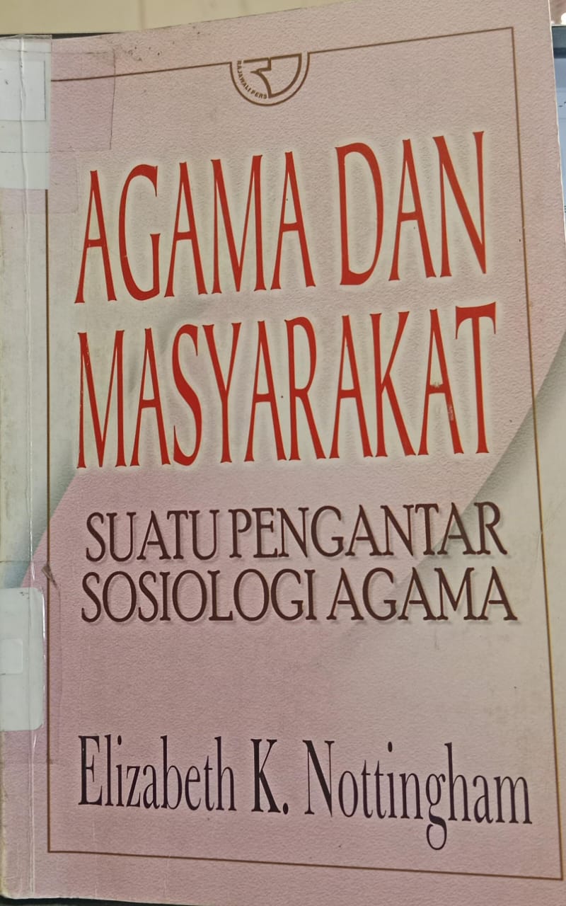 Cover buku Agama Dan Masyarakat  Suatu Pengantar Sosiologi Agama