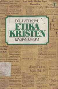 Cover buku ETIKA KRISTEN BAGIAN UMUM