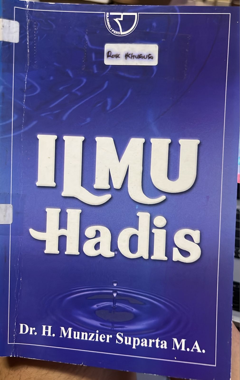 Cover buku Ilmu Hadis