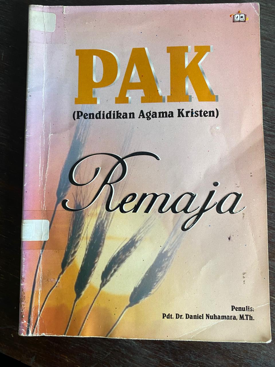 Cover buku PAK Remaja