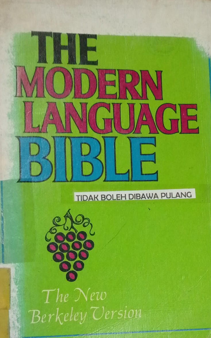 Cover buku THE MODERN LANGUAGE BIBLE