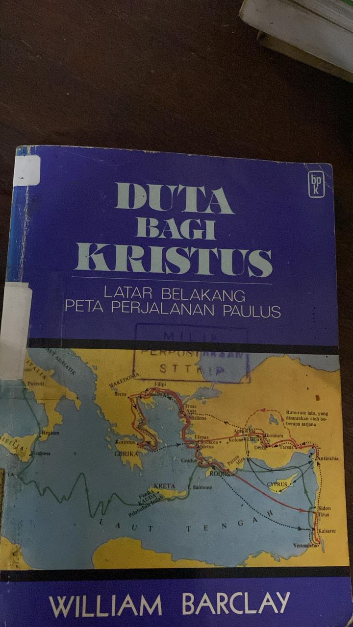 Cover buku Duta Bagi Kristus