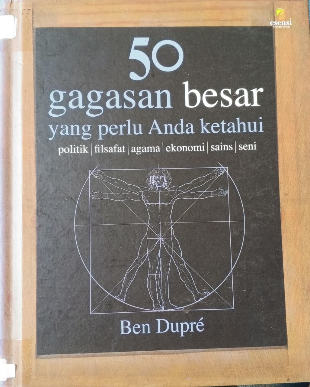 Cover buku 50  gagasan besar  yang perlu Anda ketahui  politik  filsafat  agama  ekonomi sains  seni