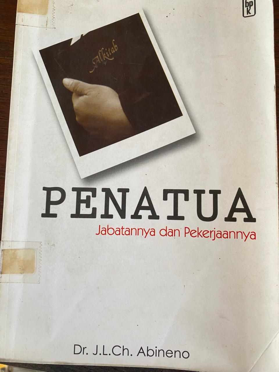 Cover buku Penatua
