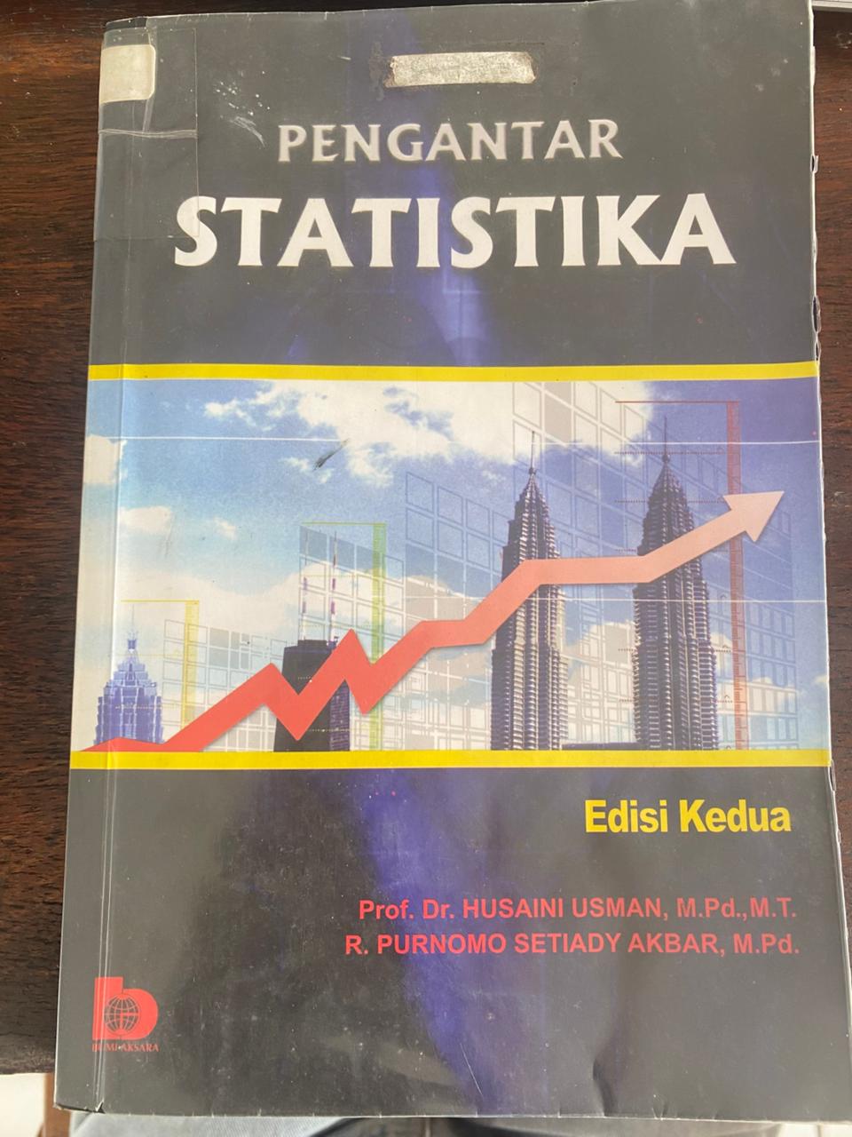 Cover buku Pengantar Statistika