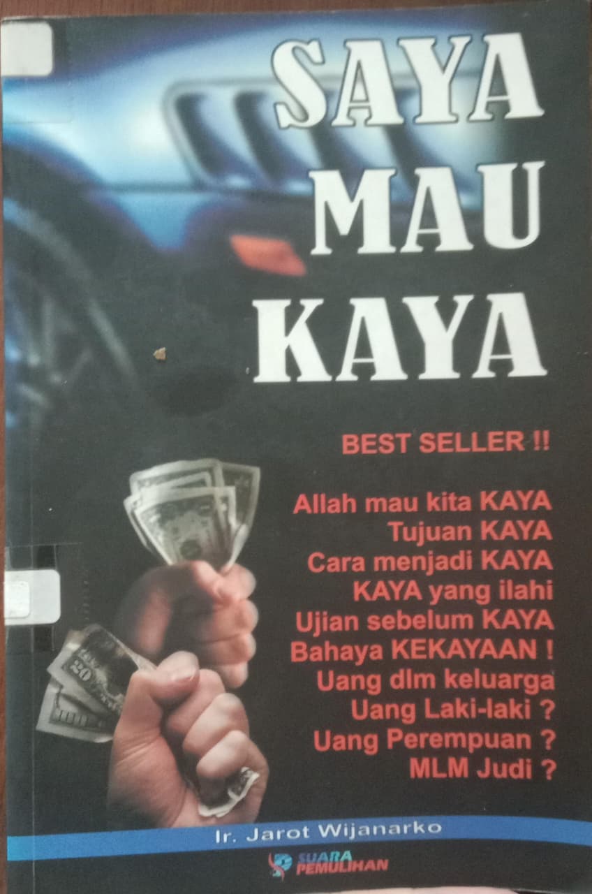 Cover buku SAYA MAU KAYA