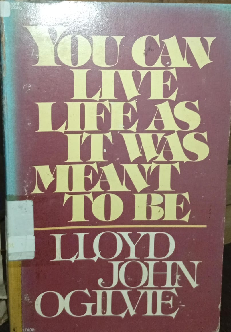 Cover buku You Can life as it was meant to be