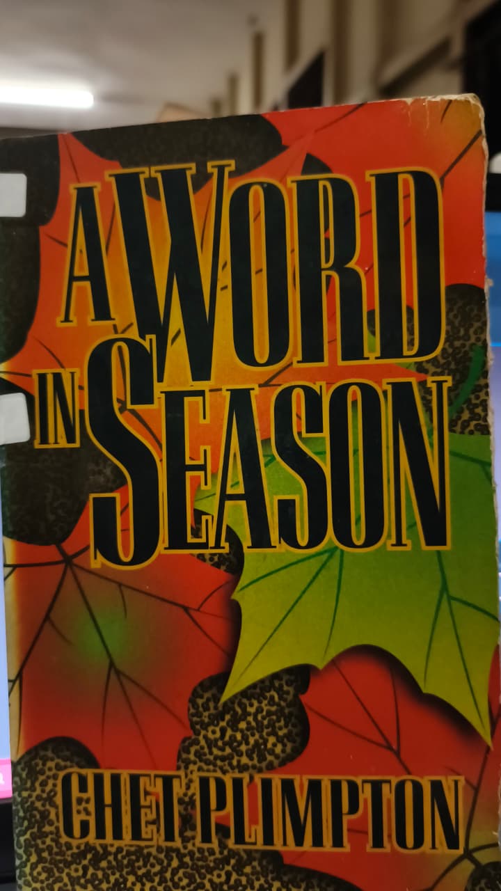 Cover buku AWORD IN SEASON