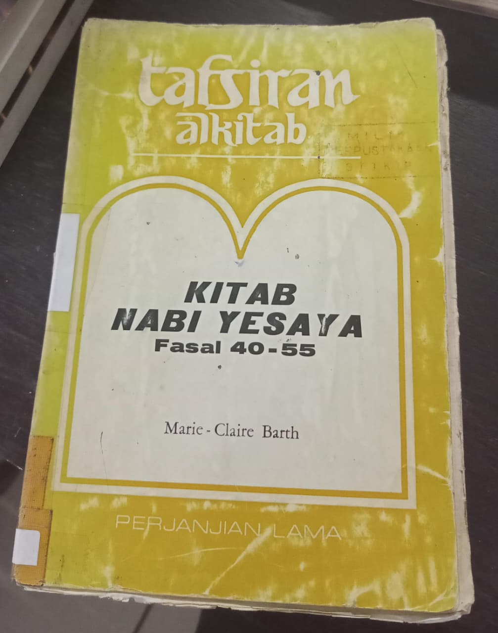 Cover buku TAFSIRAN ALKITAB KITAB NABI YESAYA FASAL 40-55