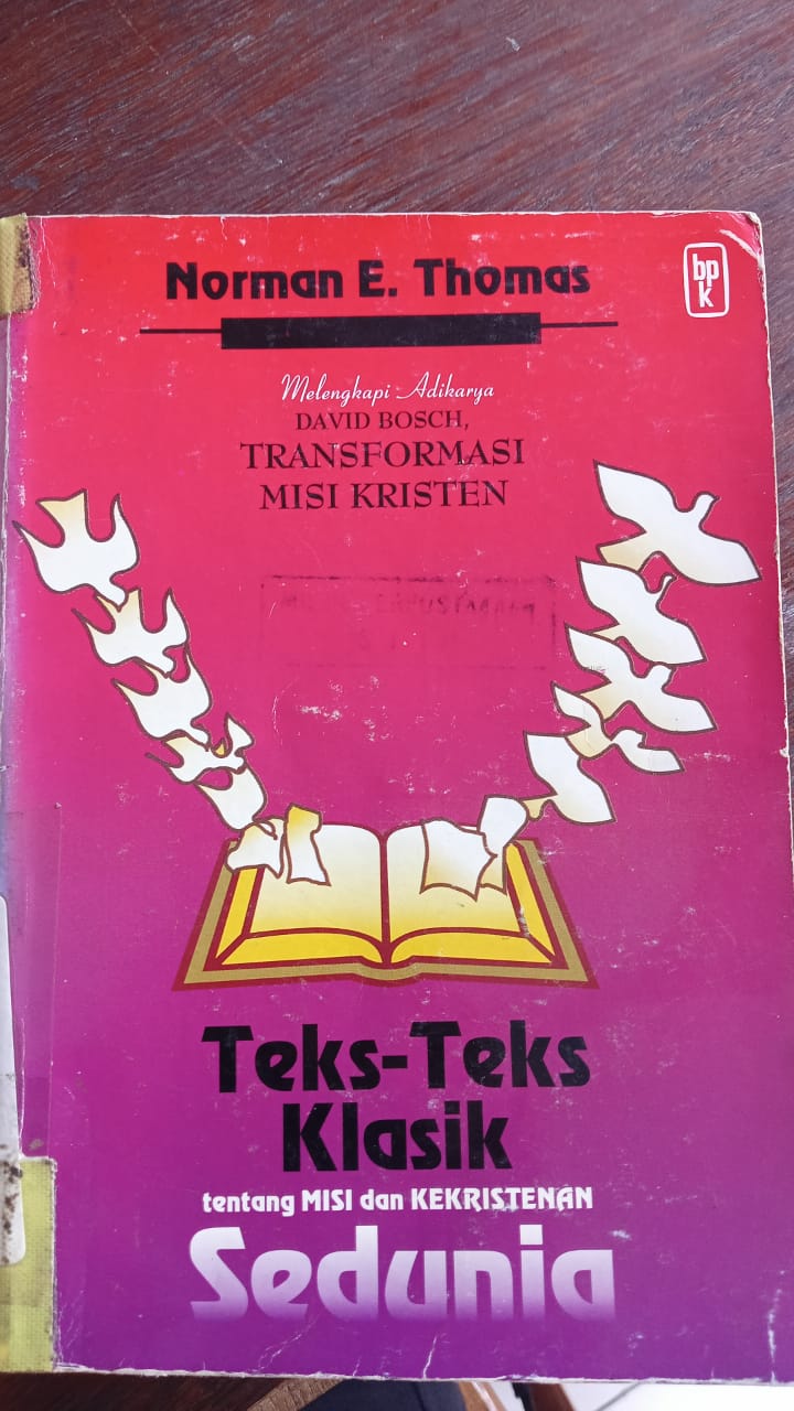 Cover buku Teks-teks Klasik tentang MISI dan KEKRISTENAN Sedunia