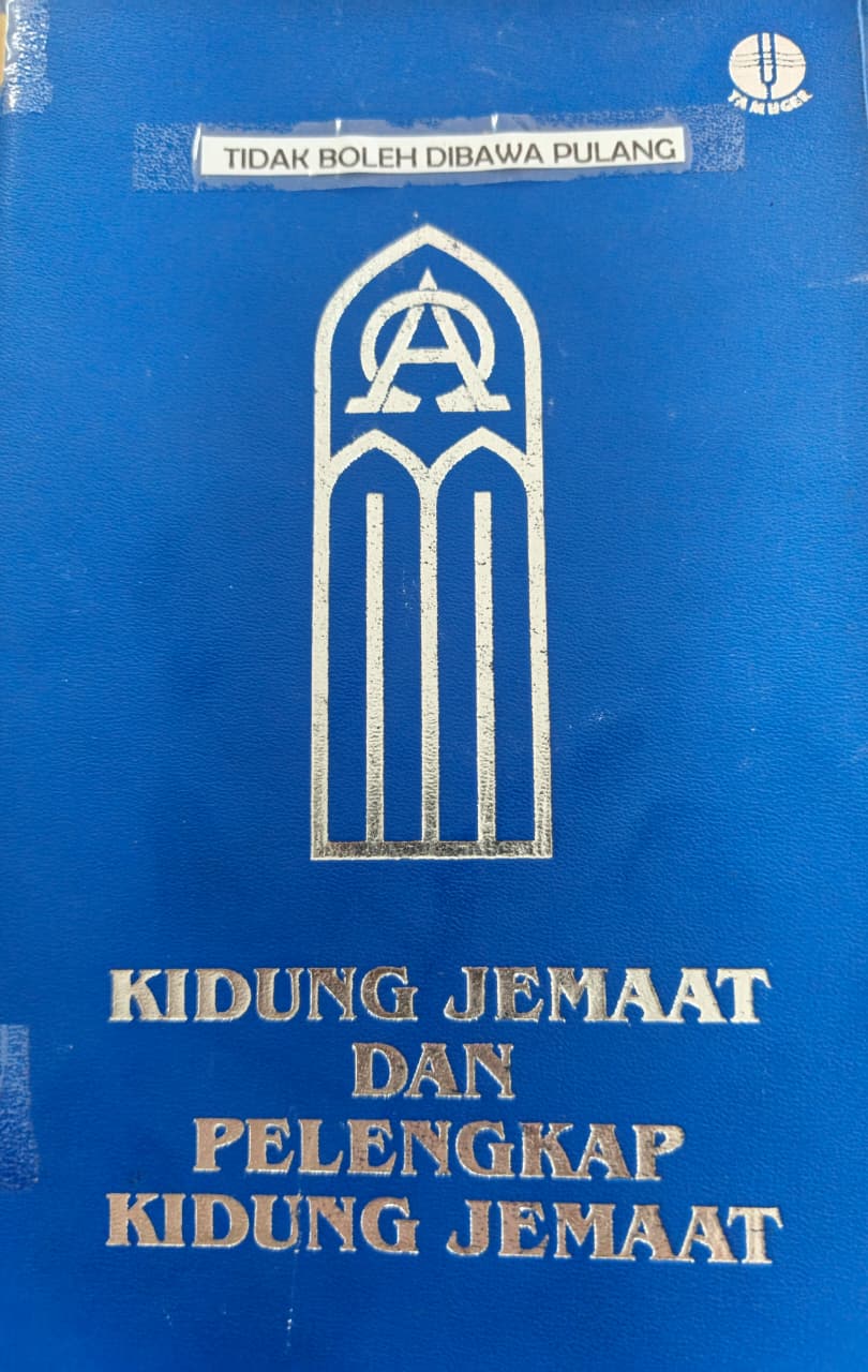 Cover buku Kidung Jemaat dan Pelengkapan Kidung Jemaat