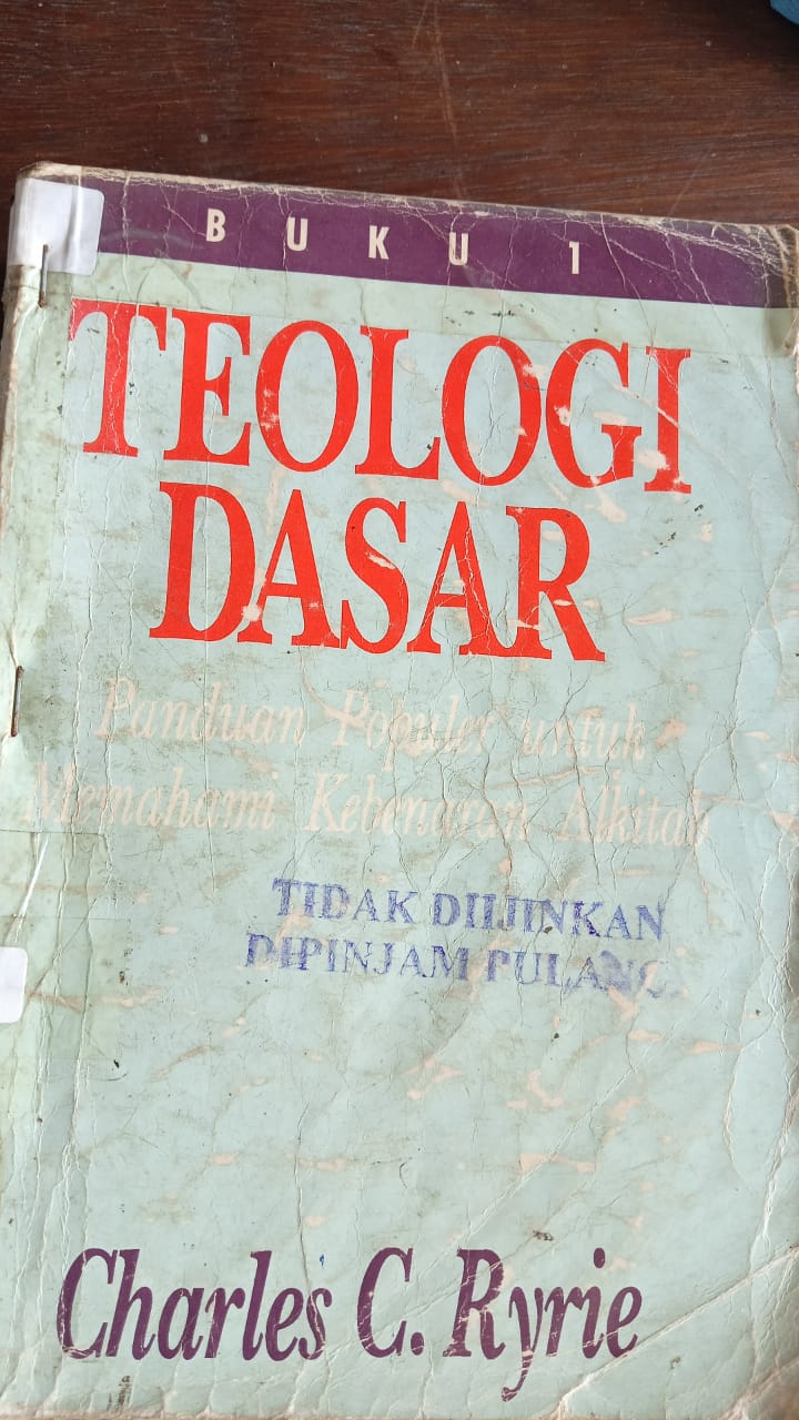 Cover buku Buku 1 Theologi Dasar