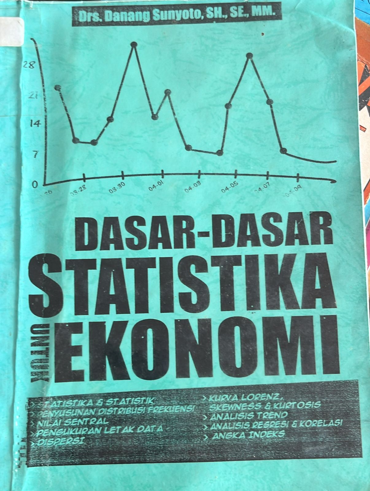 Cover buku Dasar-Dasar Statistika Ekonomi