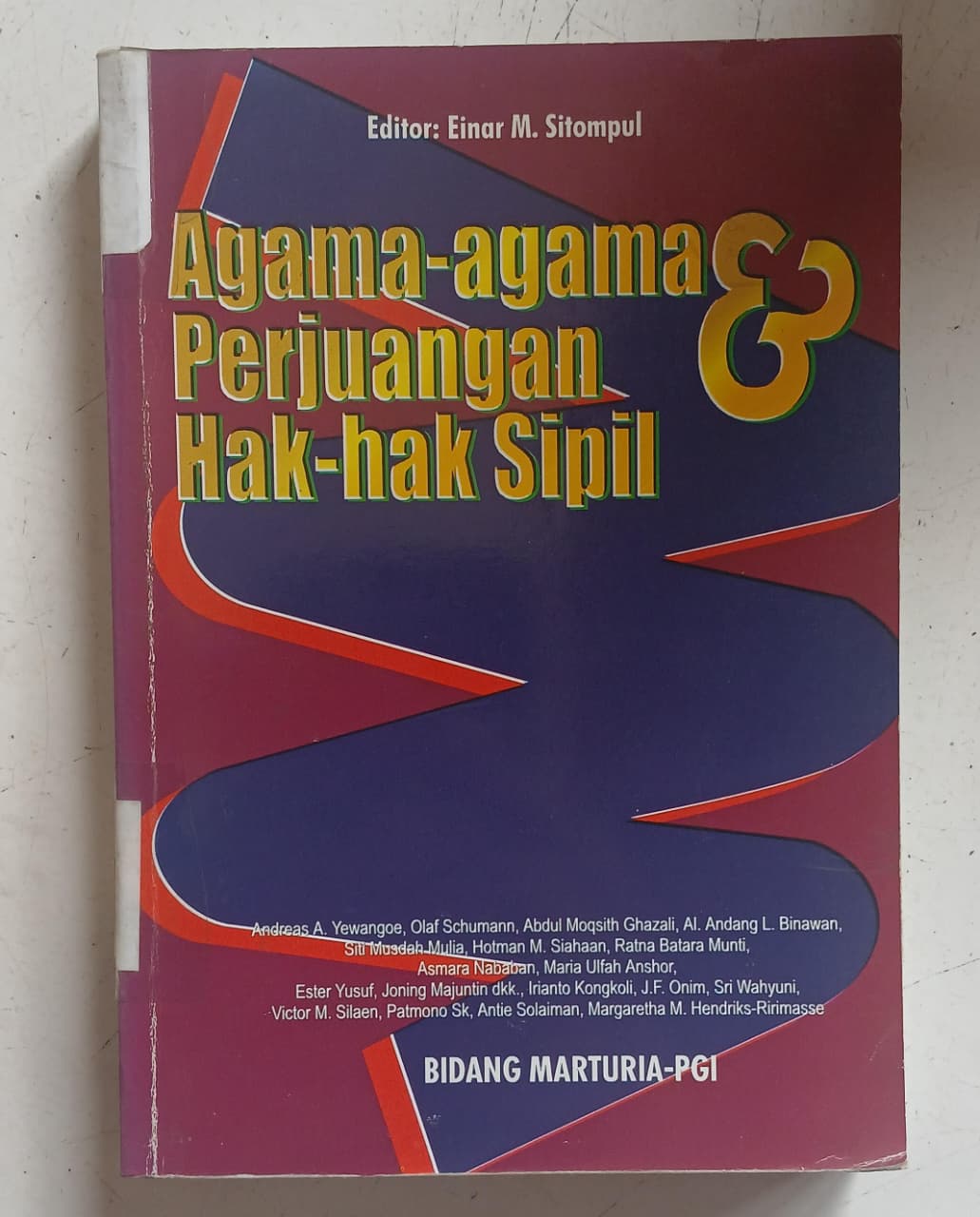 Cover buku Agama-Agama & perjuangan Hak-hak Sipil