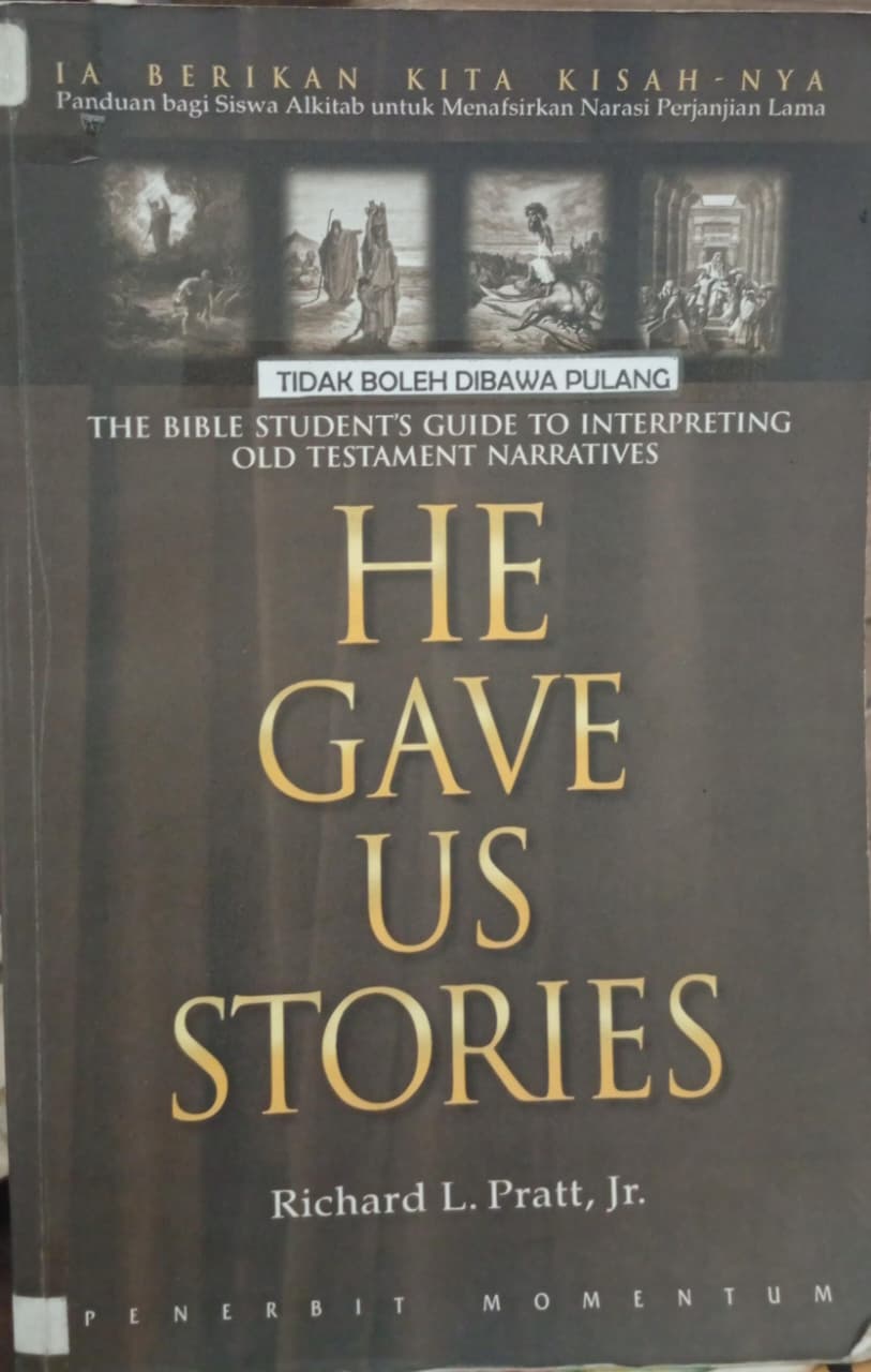 Cover buku He gave us stories