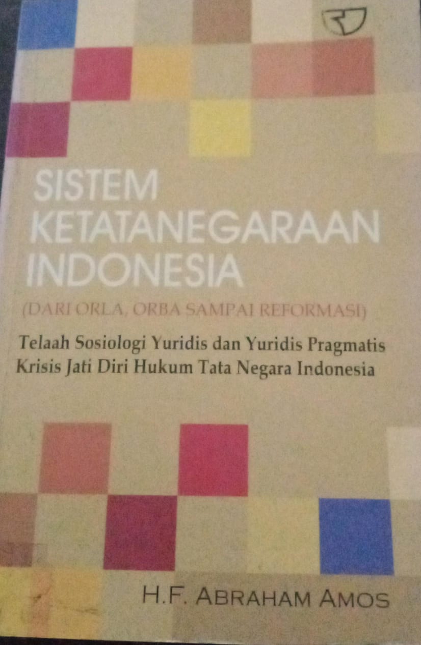 Cover buku Sistem Ketatanegaraan Indonesia