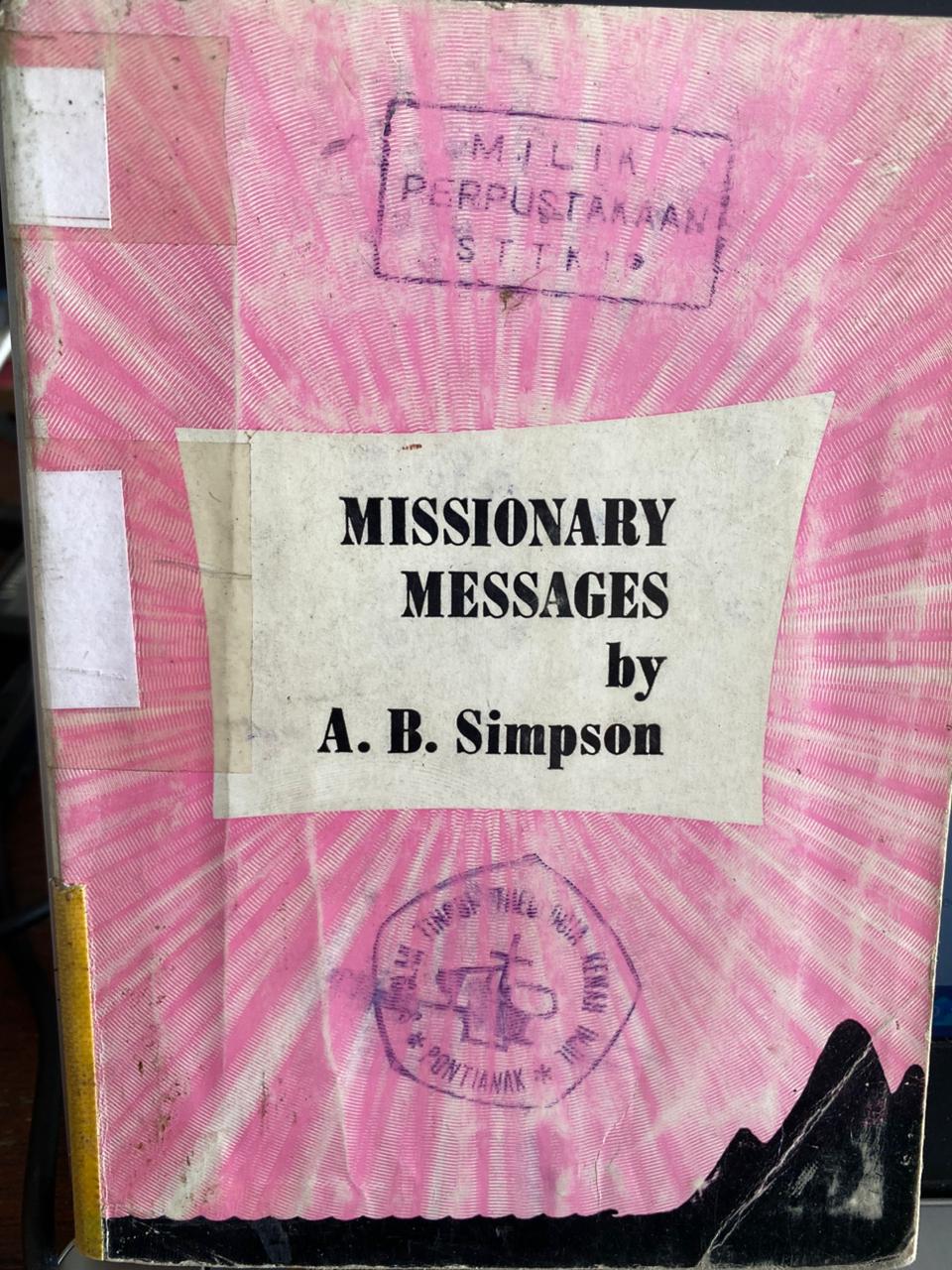 Cover buku Missionary Messages