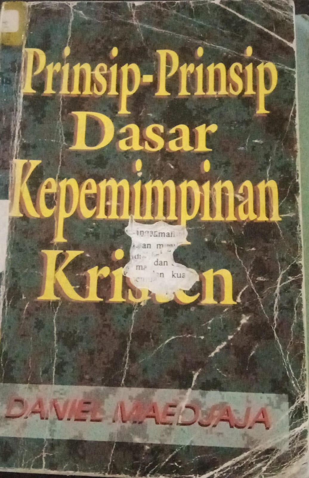 Cover buku Prinsip-Prinsip Dasar Kepemimpinan Kristen
